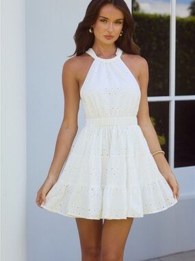 ✨NWT Hello Molly Daylight Brilliance Embroidered Mini Dress